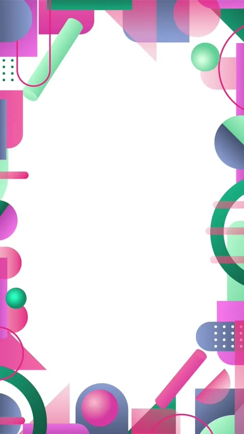 Geometric loop video 스톡 동영상 291246293