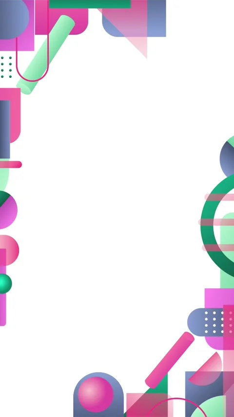 Geometric loop video Stock Footage 291246354