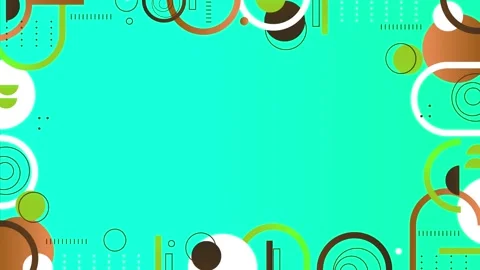Geometric loop video Stock Footage 291246497