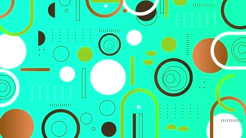 Geometric loop video Stock Footage 291246550