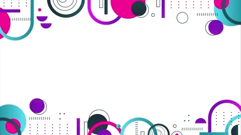 Geometric loop video Stock Footage 291246726