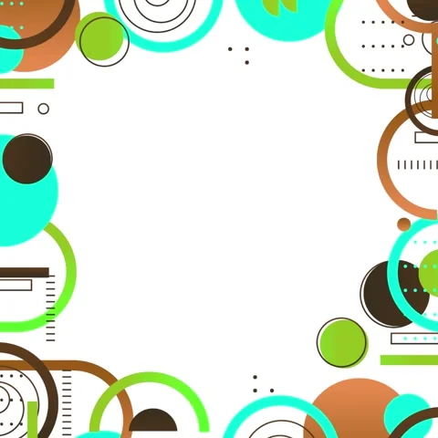 Geometric loop video Stock Footage 291246857