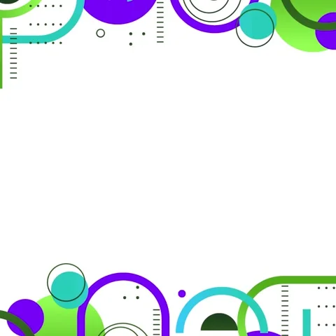 Geometric loop video Stock Footage 291246932