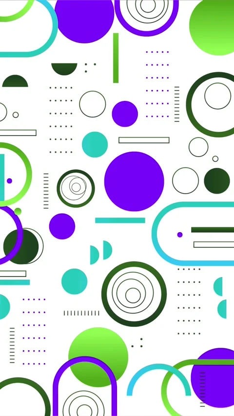 Geometric loop video Stock Footage 291247327