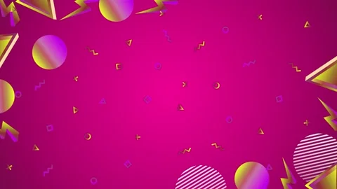 Geometric loop video Stock Footage 291607166