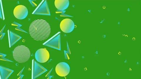 Geometric loop video Stock Footage 291607244