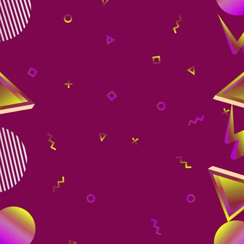 Geometric loop video Stock Footage 291610876