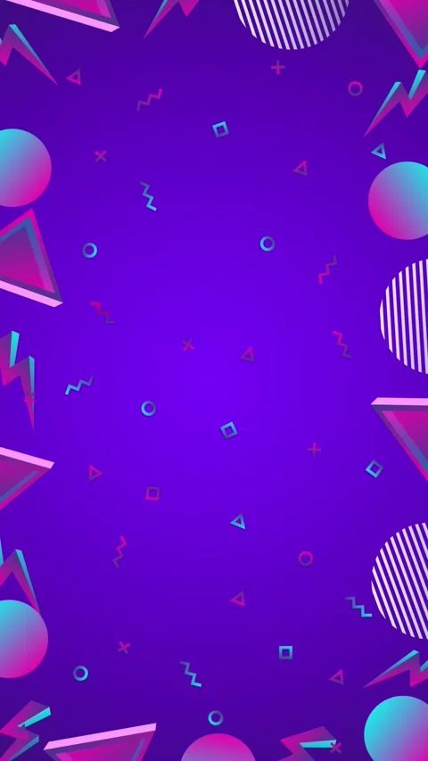 Geometric loop video Video stock 291610966