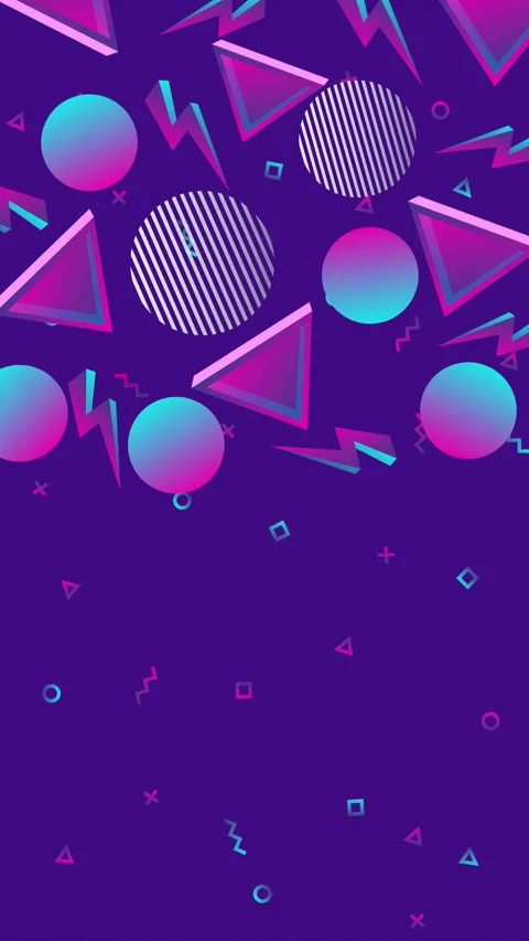 Geometric loop video Stock Footage 291610976