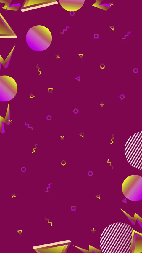 Geometric loop video Stock Footage 291611089