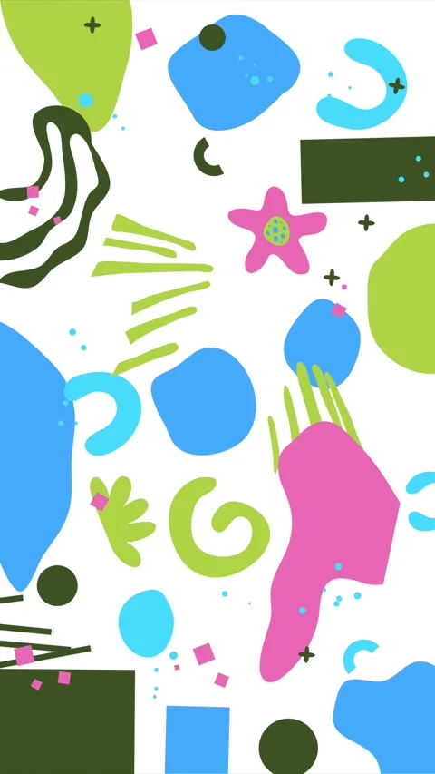 Geometric loop video Stock Footage 292357471