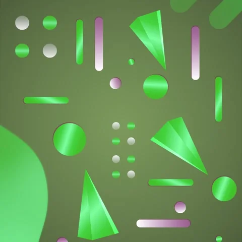 Geometric loop video Stock Footage 292358033