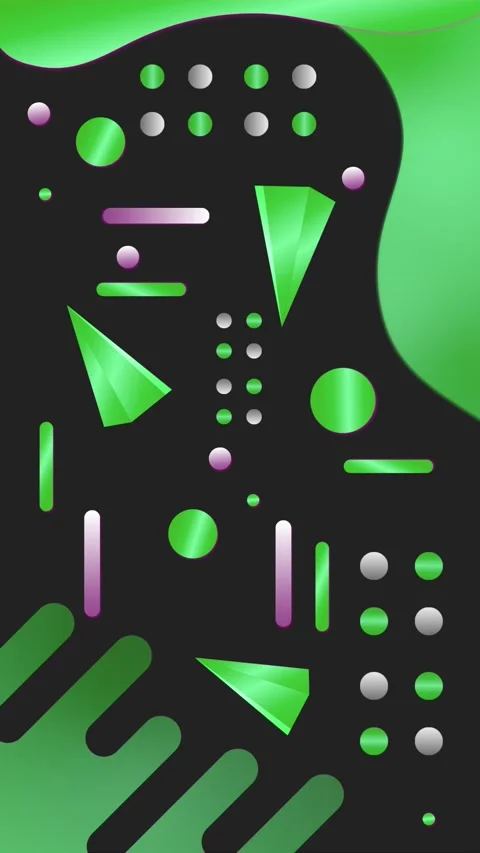 Geometric loop video Stock Footage 292358278