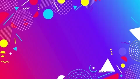 Geometric loop video Video stock 292983623