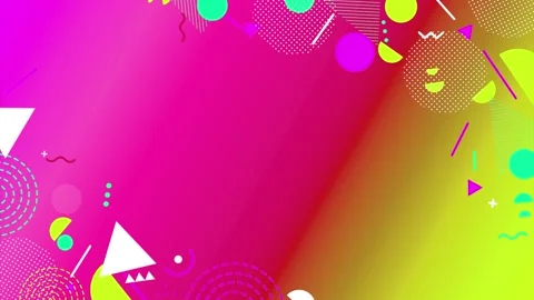 Geometric loop video Stock Footage 292983677