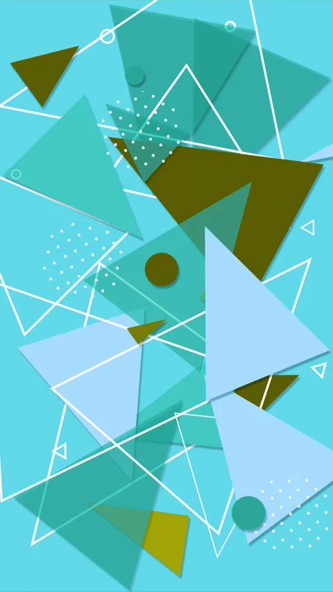 Geometric loop video Video stock 292985278