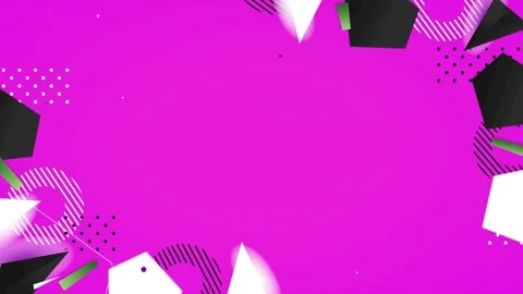 Geometric loop video Stock Footage 292985463