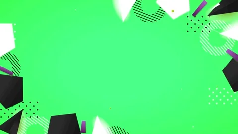 Geometric loop video Video stock 292985520