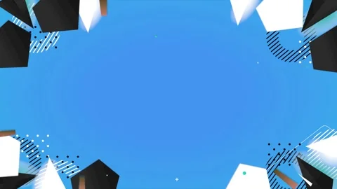 Geometric loop video Stock Footage 292985622