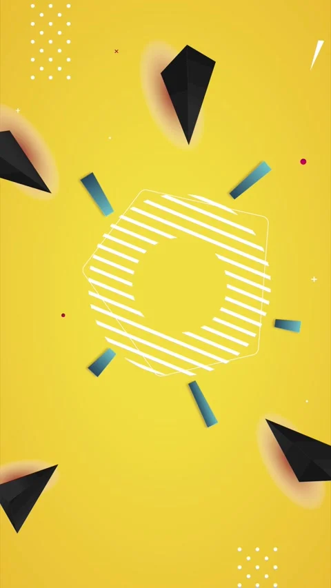 Geometric loop video Stock Footage 292985879