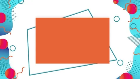 Geometric loop video Stock Footage 293550879