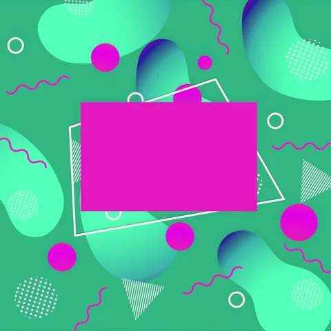 Geometric loop video Stock Footage 293551265