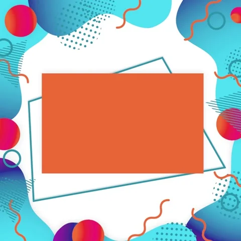 Geometric loop video Stock Footage 293551271