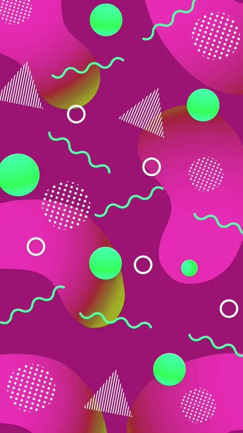 Geometric loop video Stock Footage 293551548