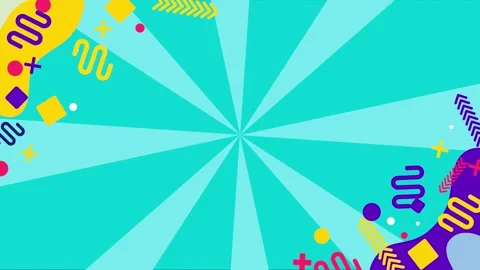 Geometric loop video Stock Footage 294876553