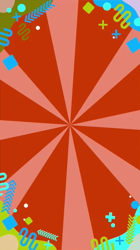 Geometric loop video Video stock 294877391