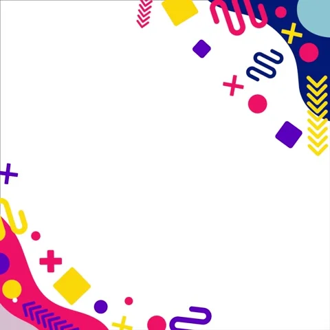 Geometric loop video Video stock 294877986