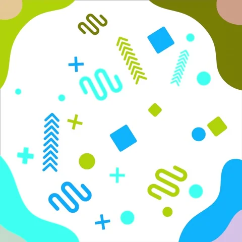 Geometric loop video Stock Footage 294878146