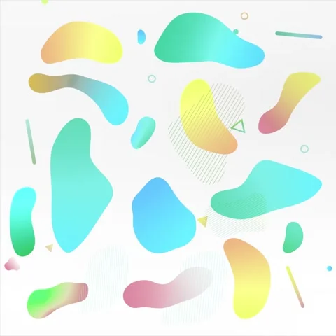 Geometric loop video Stock Footage 295242257