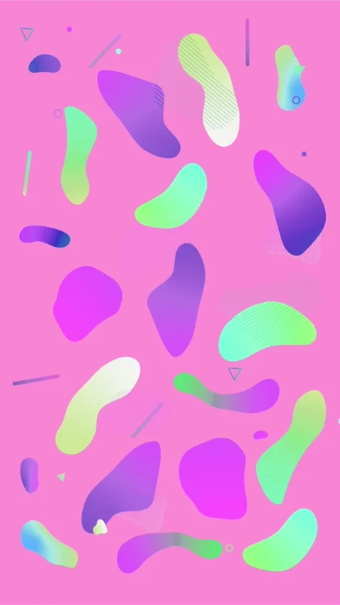 Geometric loop video Stock Footage 295242586