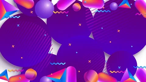 Geometric loop video Stock Footage 295242835