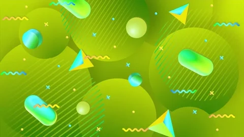 Geometric loop video Video stock 295242877