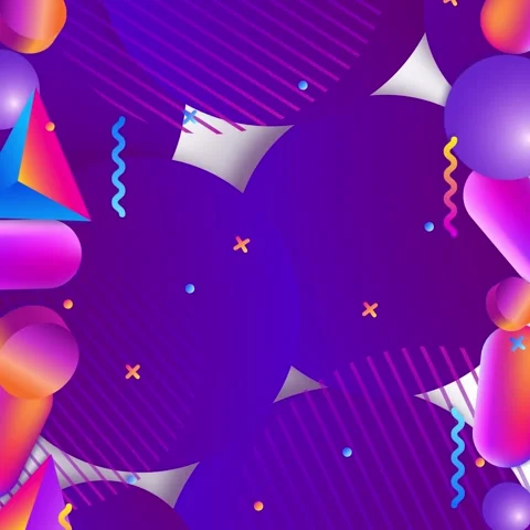 Geometric loop video 스톡 동영상 295242922