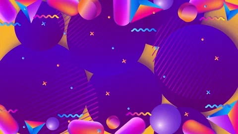 Geometric loop video Stock Footage 295410512