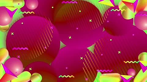 Geometric loop video Stock Footage 295410571