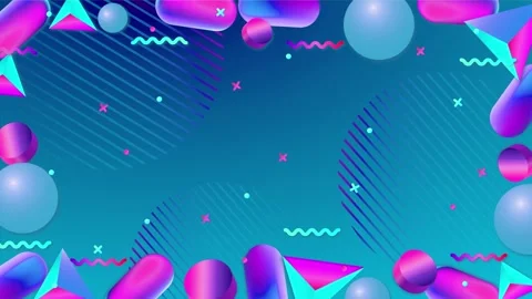 Geometric loop video Stock Footage 295410682