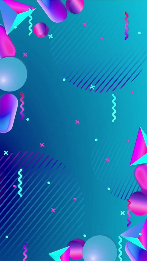 Geometric loop video Stock Footage 295411156