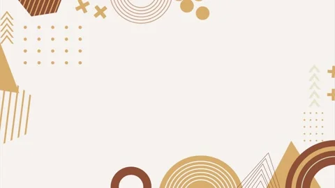 Geometric loop video Stock Footage 295412198