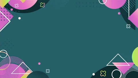 Geometric loop video Stock Footage 295742336