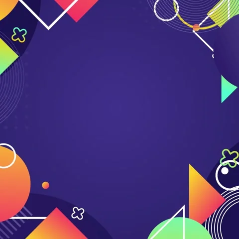 Geometric loop video Stock Footage 295742391