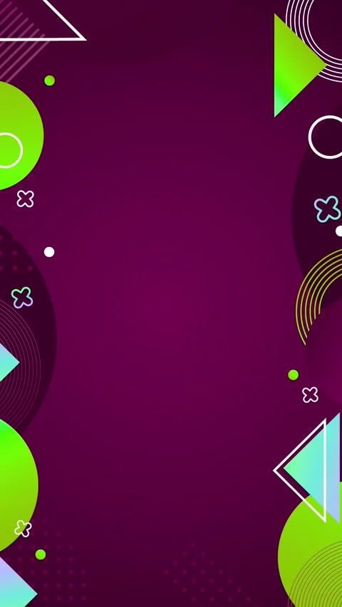 Geometric loop video Stock Footage 295742563