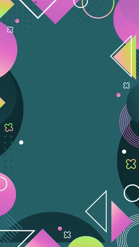 Geometric loop video Stock Footage 295742658