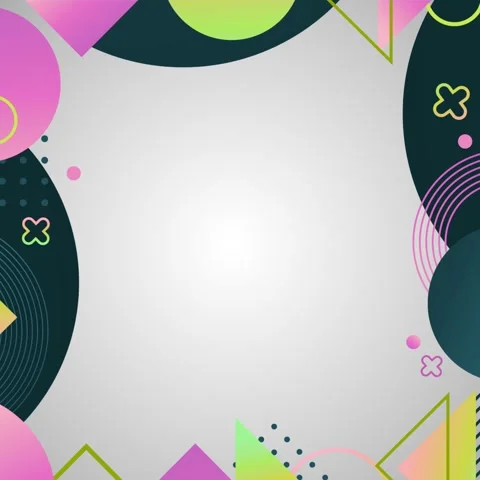 Geometric loop video Stock Footage 295742994