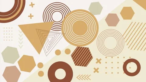Geometric loop video Stock Footage 295743972