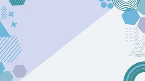 Geometric loop video Stock Footage 295744035