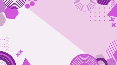 Geometric loop video Stock Footage 295744092